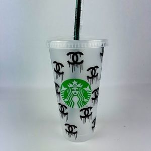 Custom made Starbucks 24oz cold drink Tumbler